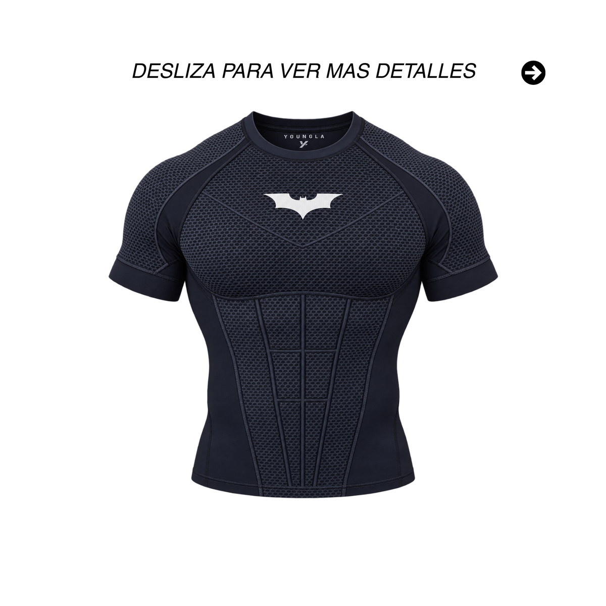 PLAYERA DE COMPRESIÓN BATMAN ARMOR