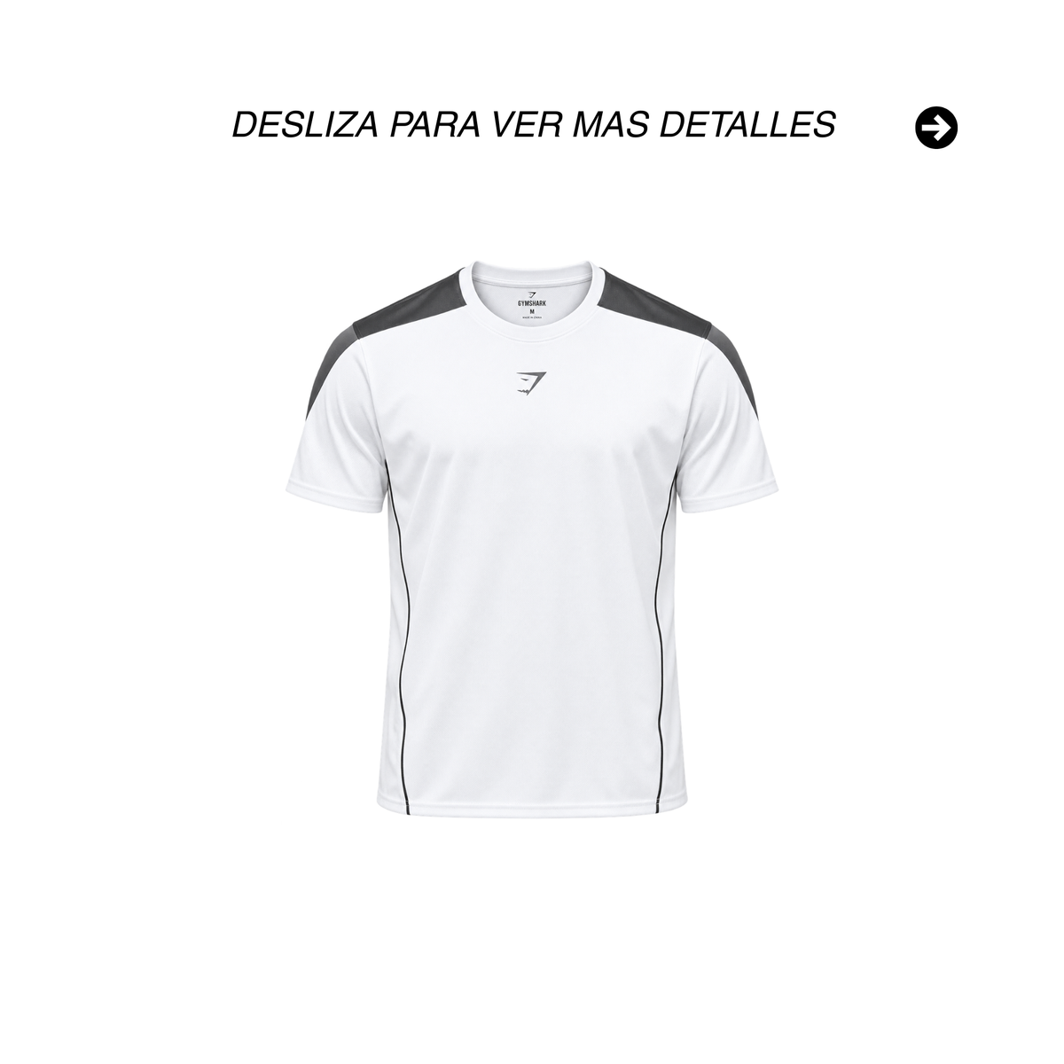 PLAYERA GYMSHARK PERFORMANCE