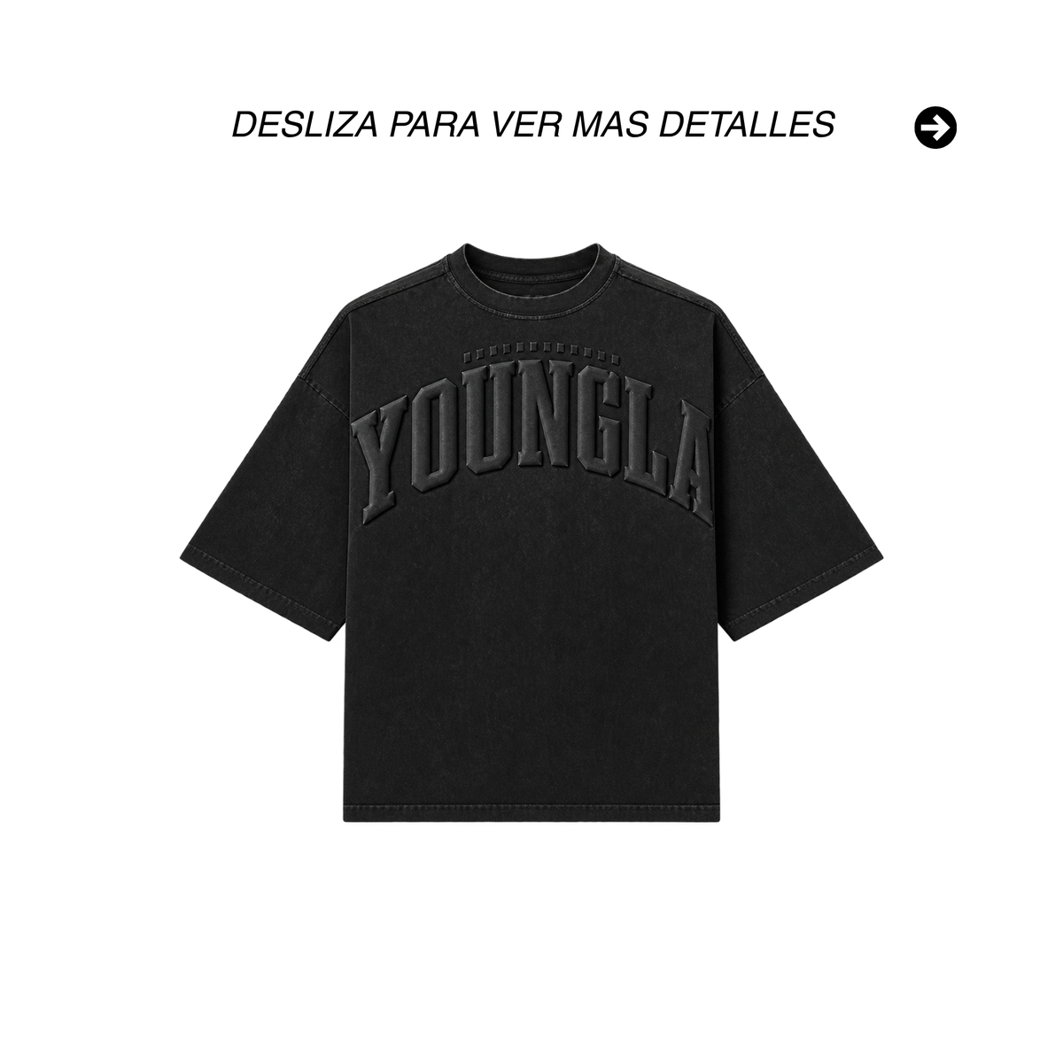 PLAYERA OVERSIZED YOUNGLA