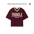 JERSEY YOUNGLA MESH V-NECK