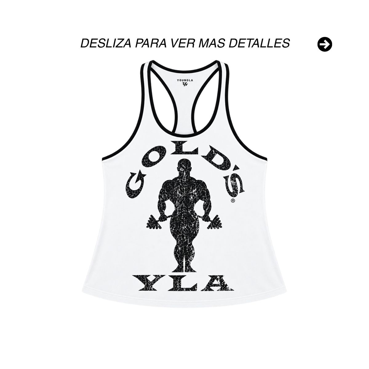 CAMISETA YOUNGLA GOLD’S GYM