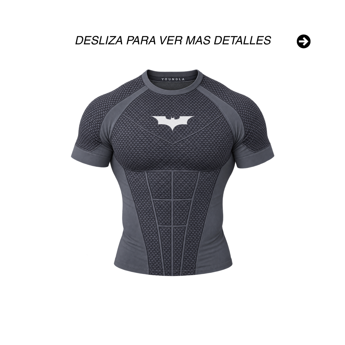 PLAYERA DE COMPRESIÓN BATMAN ARMOR