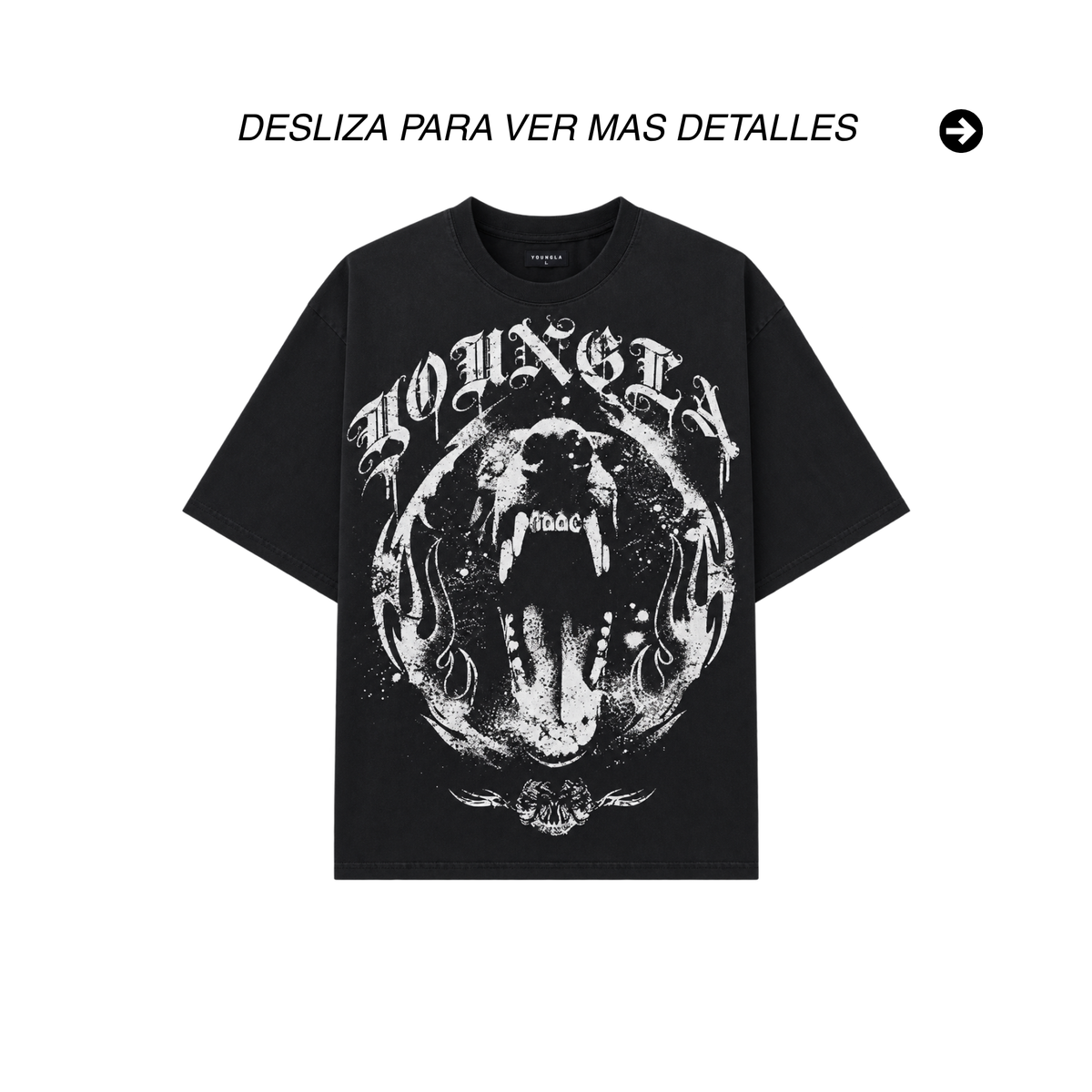 PLAYERA OVERSIZED YOUNGLA BEAR