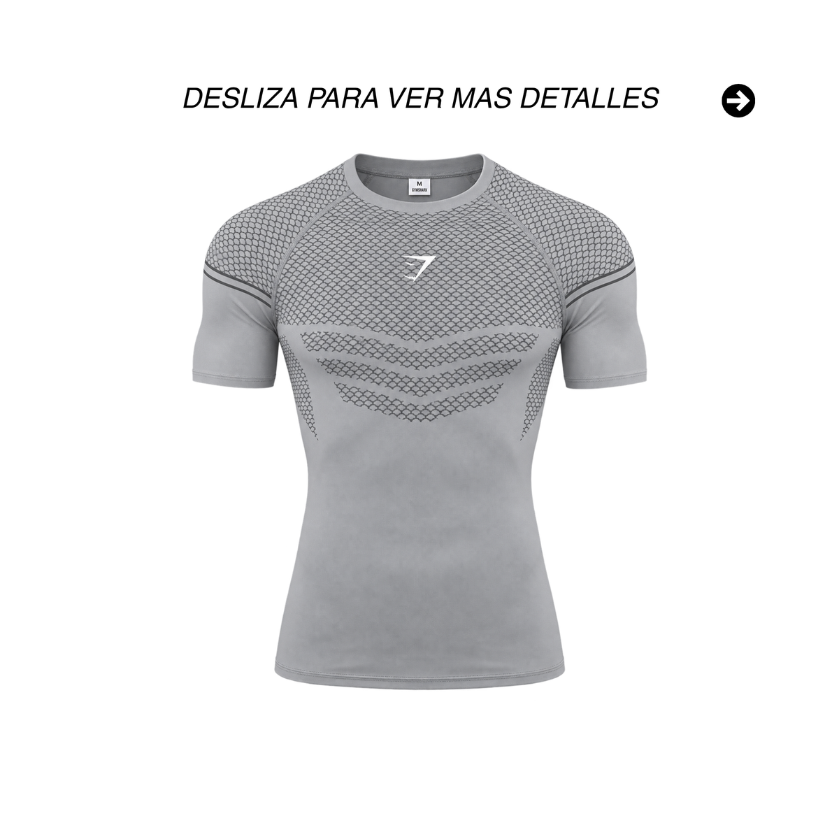 PLAYERA DE COMPRESIÓN GYMSHARK TECH