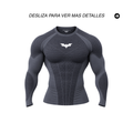PLAYERA DE COMPRESIÓN BATMAN MANGA LARGA