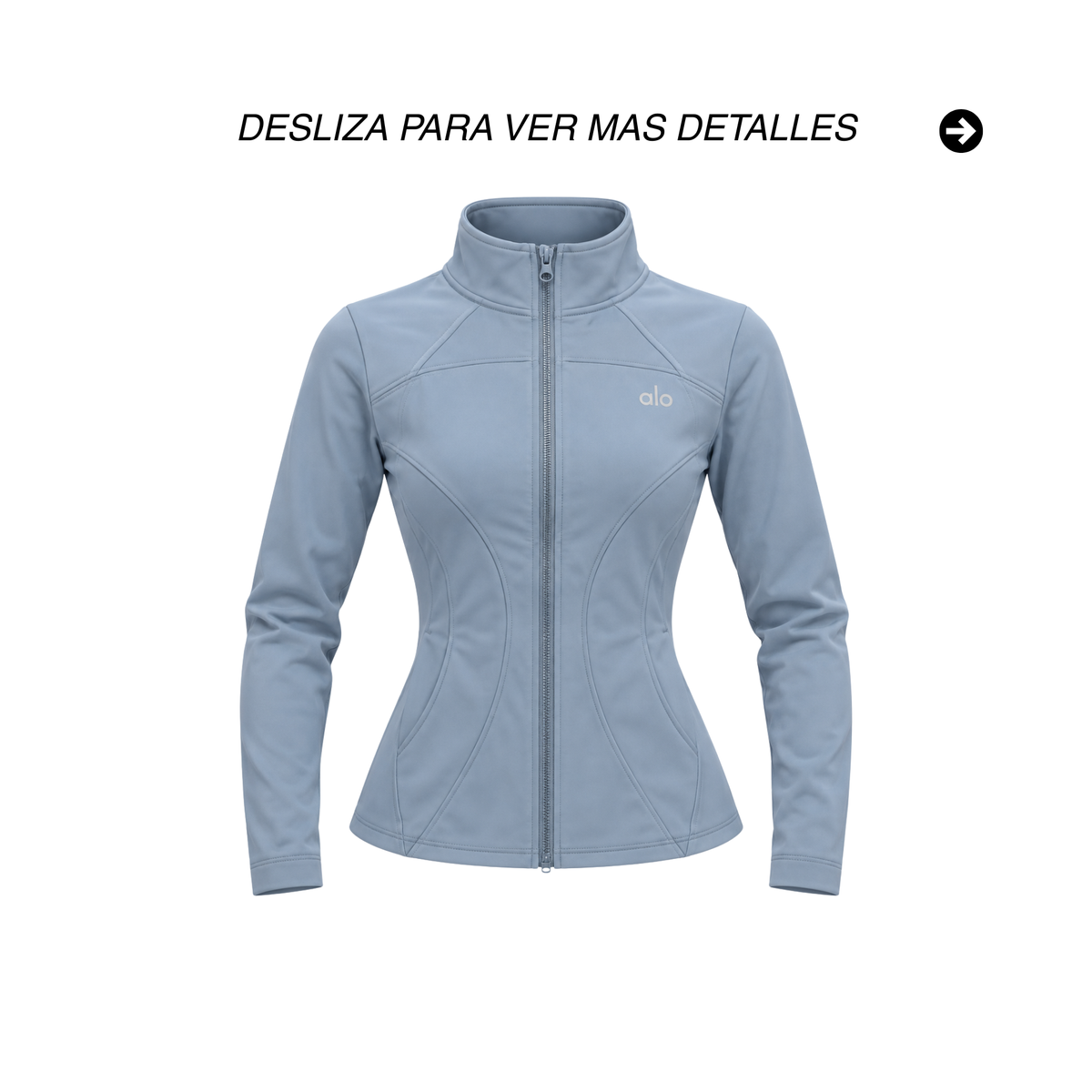 CHAMARRA ZIP ALO YOGA