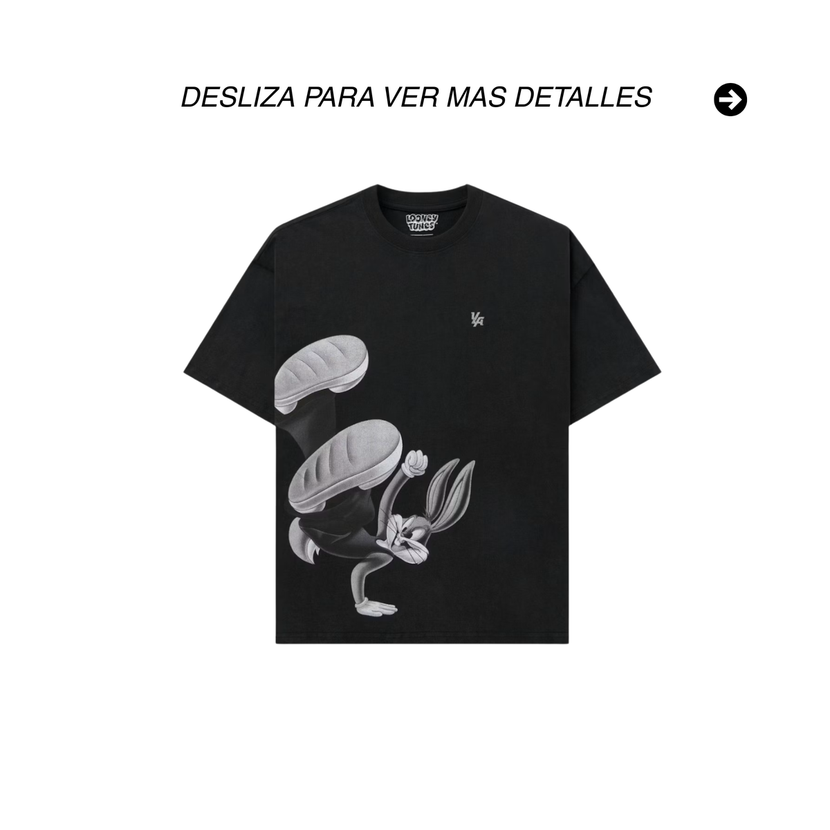 PLAYERA OVERSIZE YOUNGLA X BUGS BUNNY